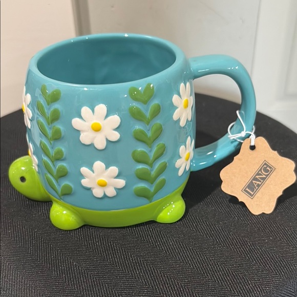 Lang Turtle Mug with Floral Design - Picture 2 of 7